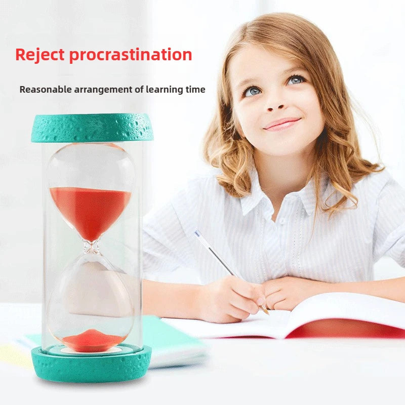 Hourglass Timer Child-resistant and Creative Birthday Gift Time: 30/60 Minutes Sand Flow Bottle Ornament Oasis Select
