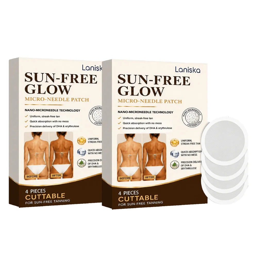 4-Pack Microneedle Tanning Patches – Tan Faster & Moisturize Tanning Skin Patch Oasis Select B