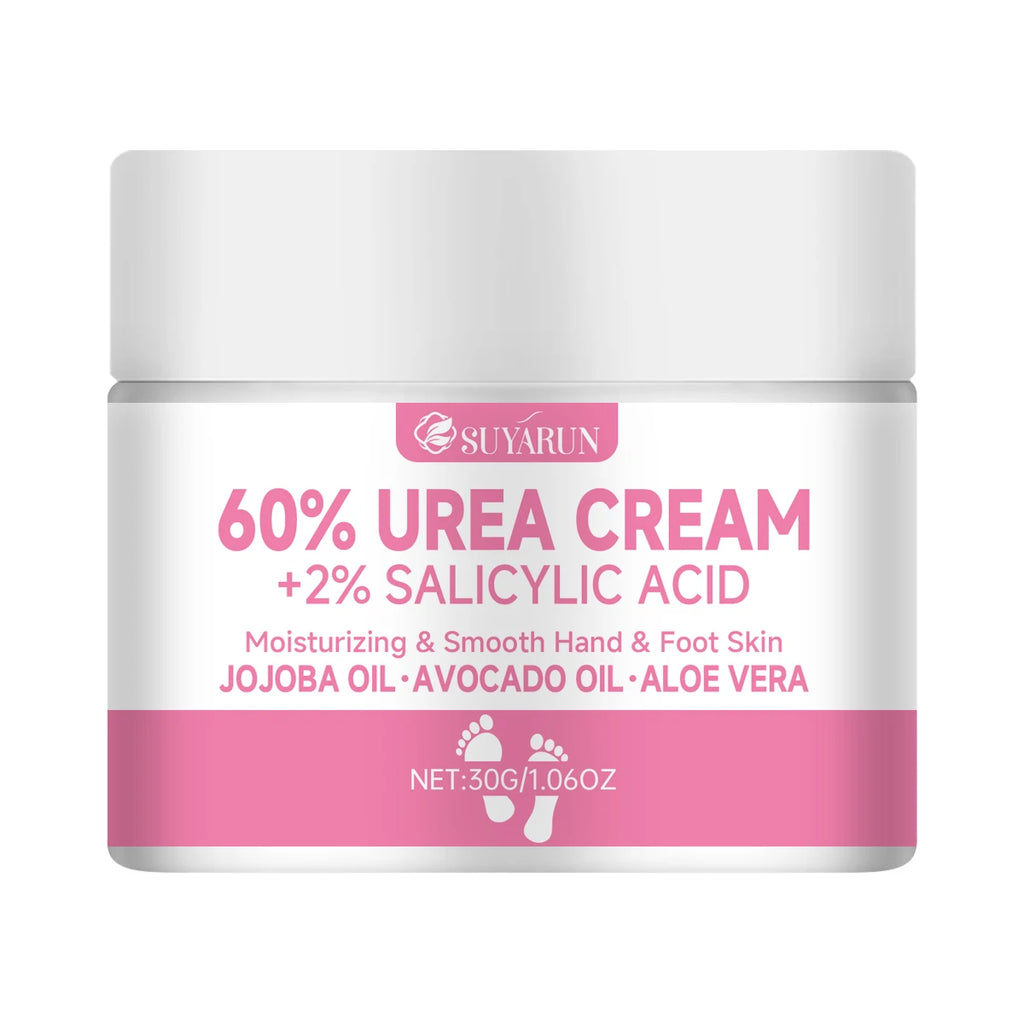 SUYARUN 60% Urea Foot Cream – Callus Remover & Deep Moisturizer Urea Foot Cream Oasis Select 30g