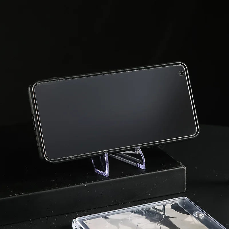 1Pcs Clear Acrylic Coin Display Stand Holders Small Easel Rack Trading Card Holder Support For Kpop Idol Card Organizer Oasis Select