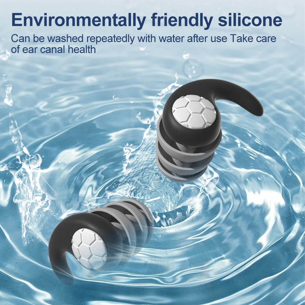 1Pair Sleeping Ear Plugs Noise Reduction Ear Protector Soft Nano Silica Gel Earplug Waterproof Tapones Para Dormir Earplugs Oasis Select