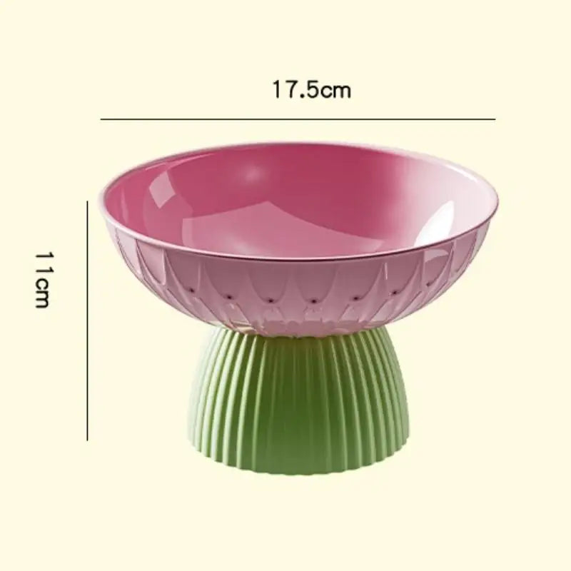 Sophisticated Jumbo Washable Fruit Bowl with Stand - Stylish, Sanitary Tabletop Manager and Decorative Focal Point Oasis Select