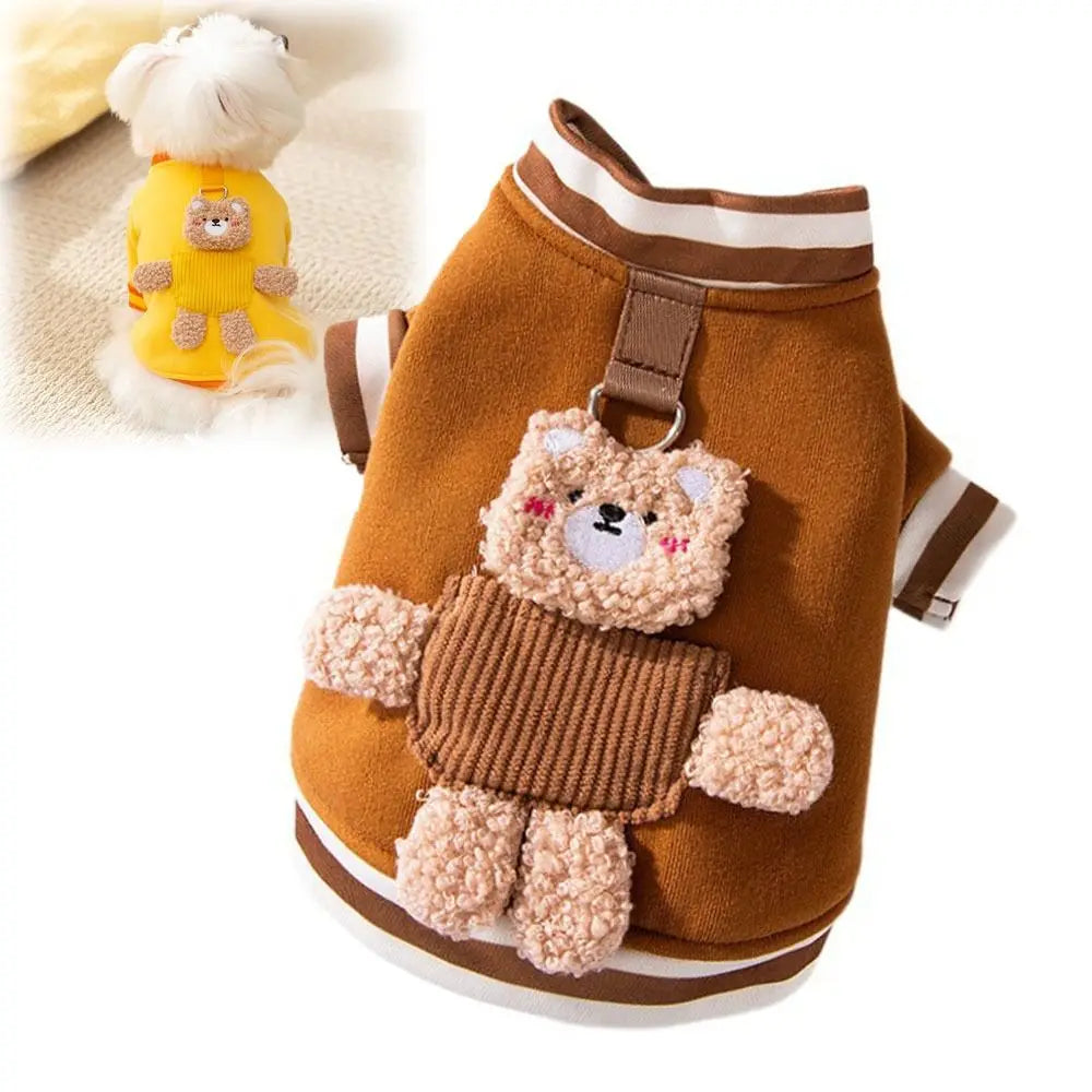 3D Fleece Sweater Vest for Dogs & Cats | Winter Pet Clothes