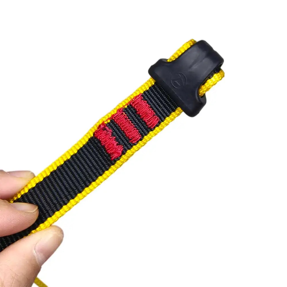 Rock Climbing Cow Tail Lanyard 2-Leg Fall Protection Tether Mountaineering Abseiling Via Ferrata Harness Connection Equipment Oasis Select
