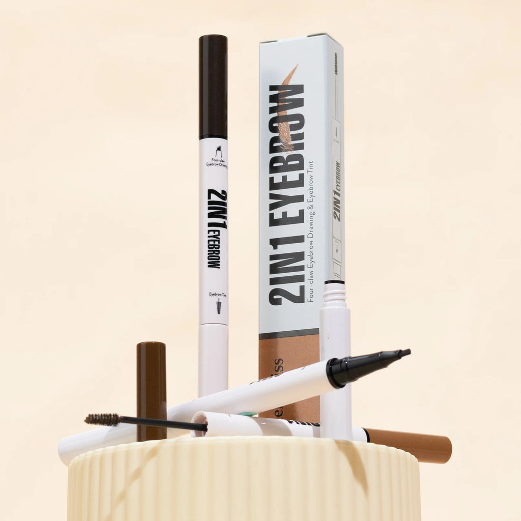 Hello Kiss 2-in-1 Waterproof Microblading Eyebrow Pen – 4 Tips
