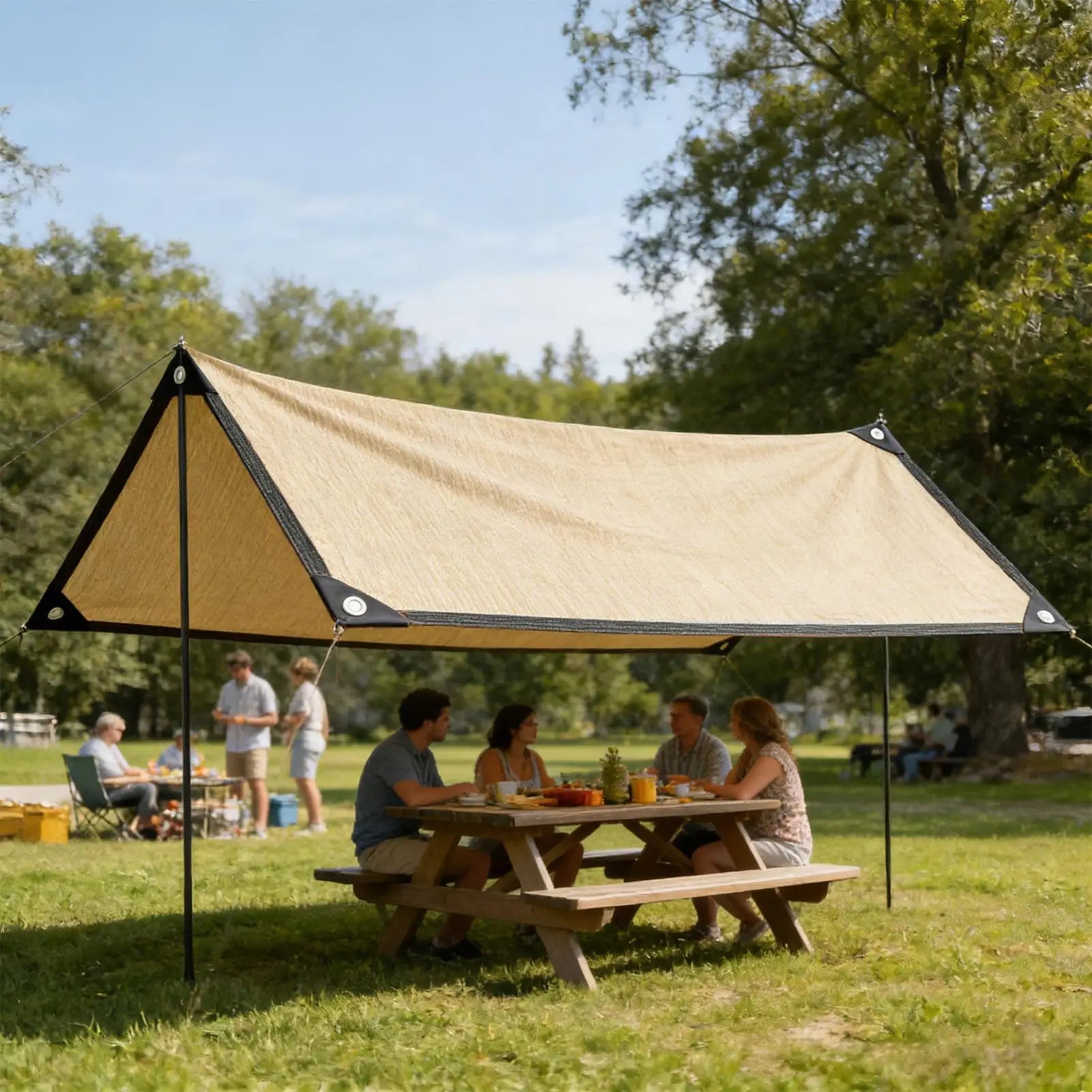 UV Sun Shade Sail – Outdoor Patio, Garden & Camping Cover