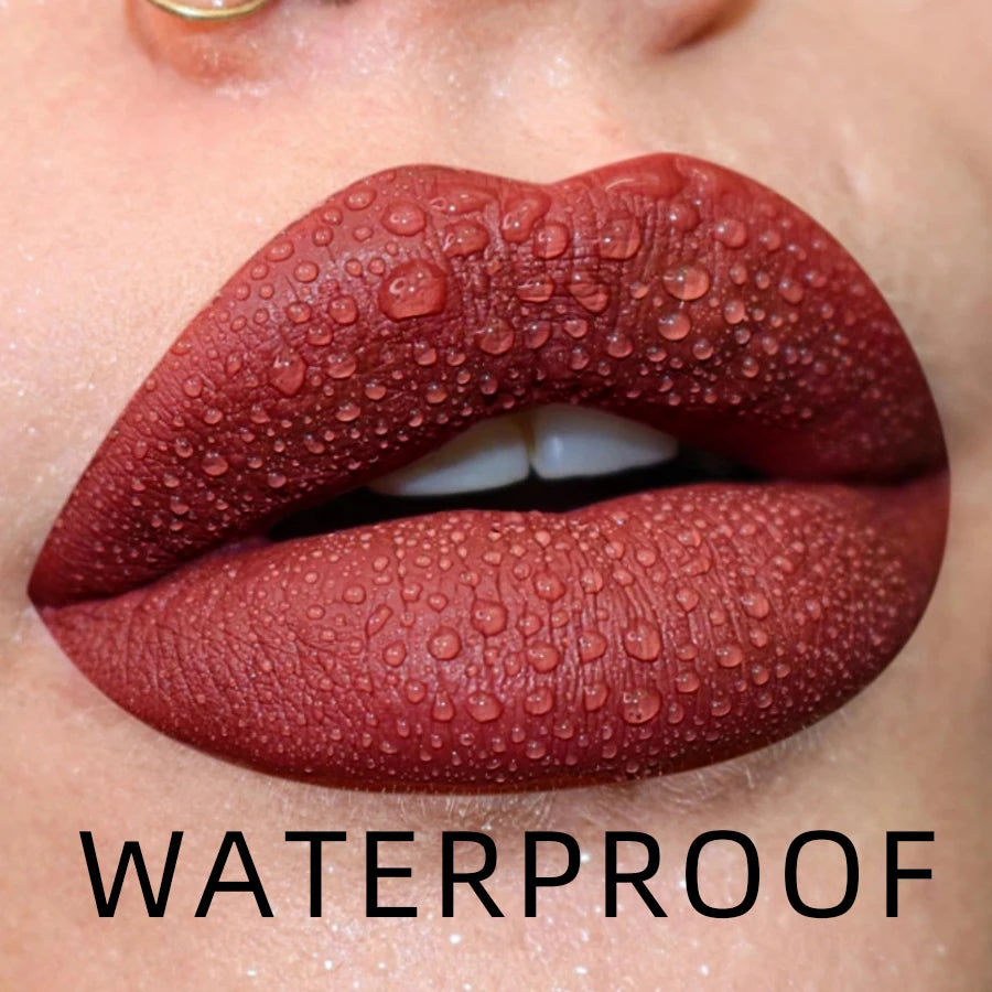 MCD 19-Color Matte Liquid Lipstick – Waterproof Long-Lasting