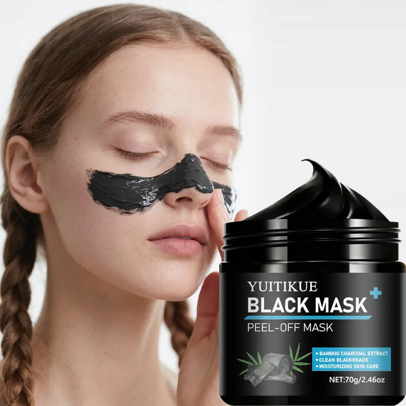 YUITIKUE Bamboo Charcoal Peel-Off Black Mask – Pore Purifying