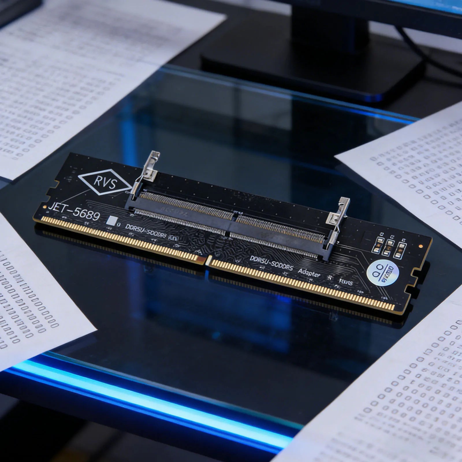 DDR5 Laptop To Desktop Memory Connector Converter Adaptor Multi-Purpose Test Protect Adapter Computer PC Accessories Oasis Select China Mainland