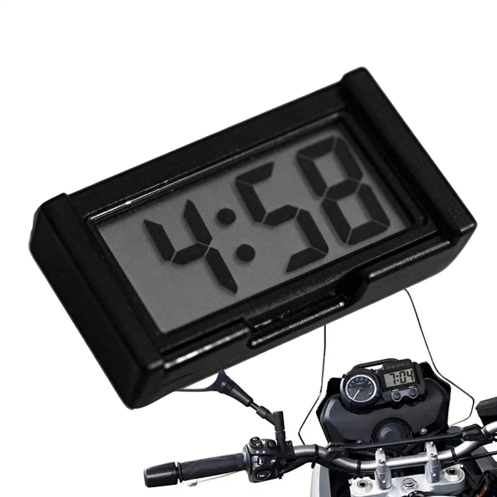 Adhesive Digital Watch Car Clock Small Stick On Clock Small Clock LED digital electronic clock car dashboard adhesive clock Oasis Select