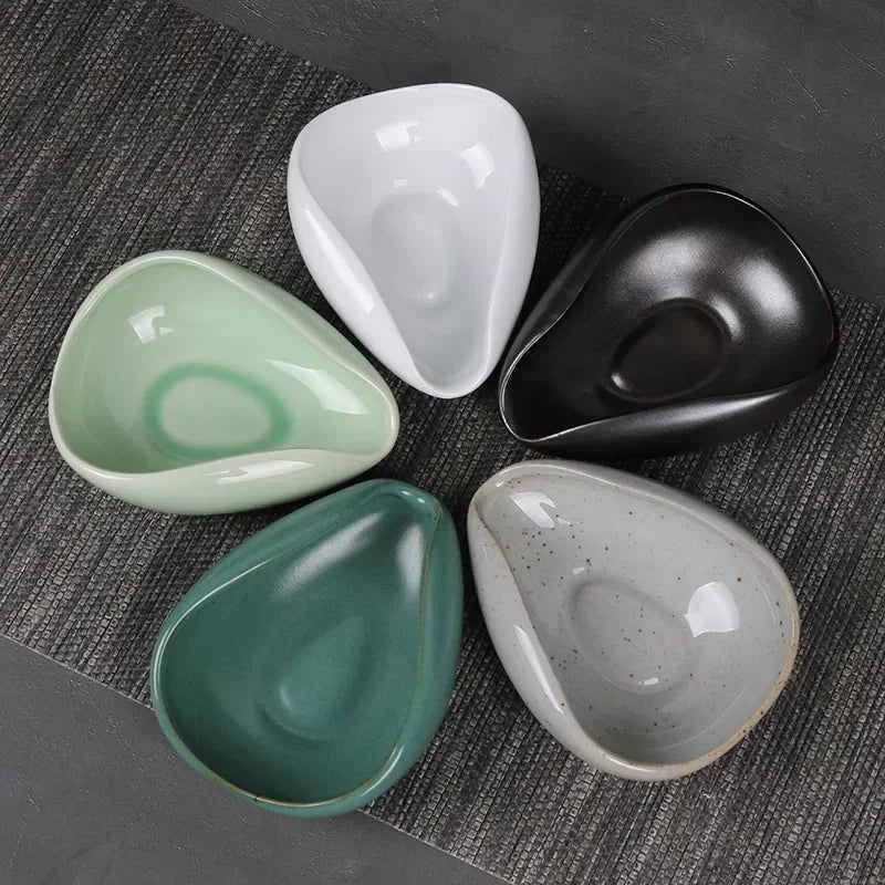Ceramic Teaspoons Kung Fu Tea Set Accessories Tea Tray Ornaments Retro White Porcelain Celadon Tea Spoon Shovel Oasis Select