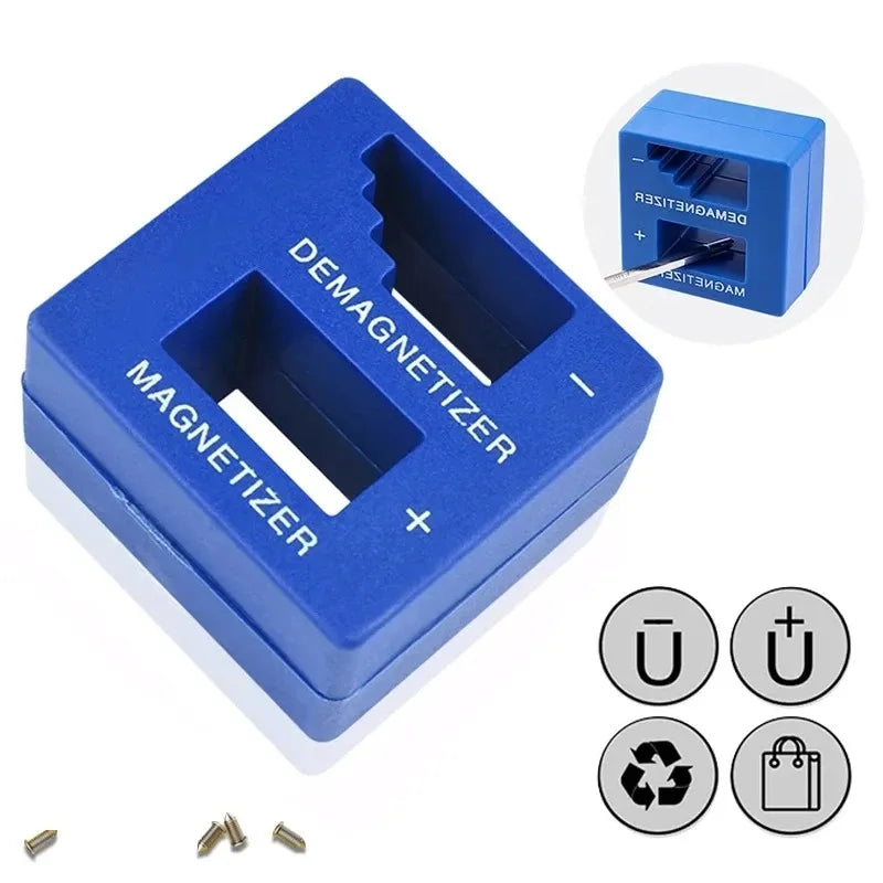 Dual Function Magnetizer Demagnetizer Tool Quick Magnetic Adjustment Device For Screwdriver Bits Hardware Repair Assembly Work Oasis Select