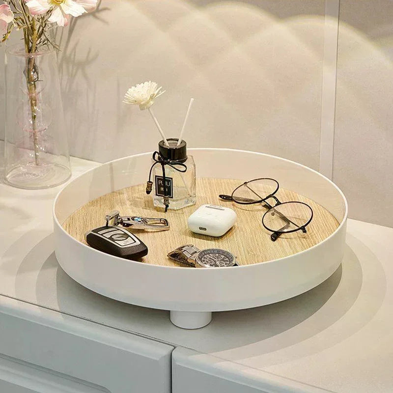 Living Room Coffee Table Aromatherapy Ornaments Tabletop Storage Tray Round Tray Oasis Select