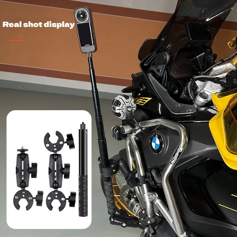 Handlebar Mount & 1.2m Selfie Stick for GoPro, Insta360, DJI