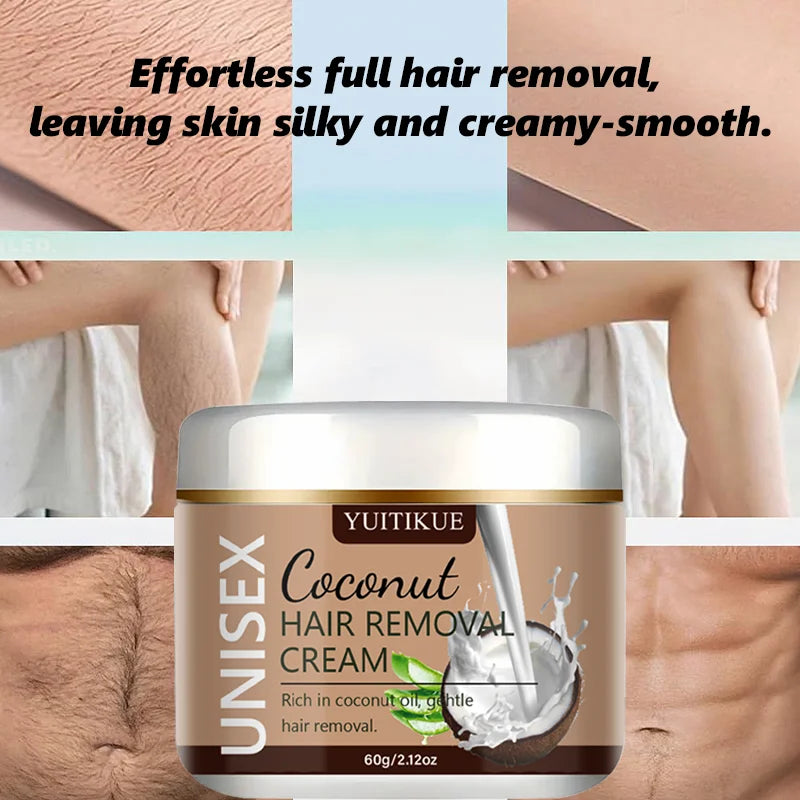 YUITIKUE Coconut Hair Removal Cream – Smooth Skin 60g