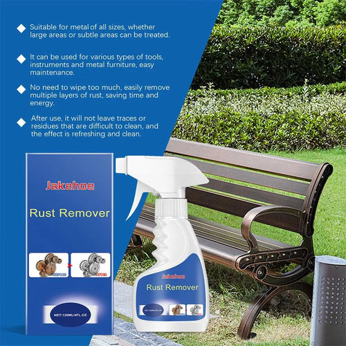 120ml High Efficiency Metal Rust Removal Spray Car Faucet Wheel Lubricating All-purpose Spray Removal Rust Polished Repar Oasis Select