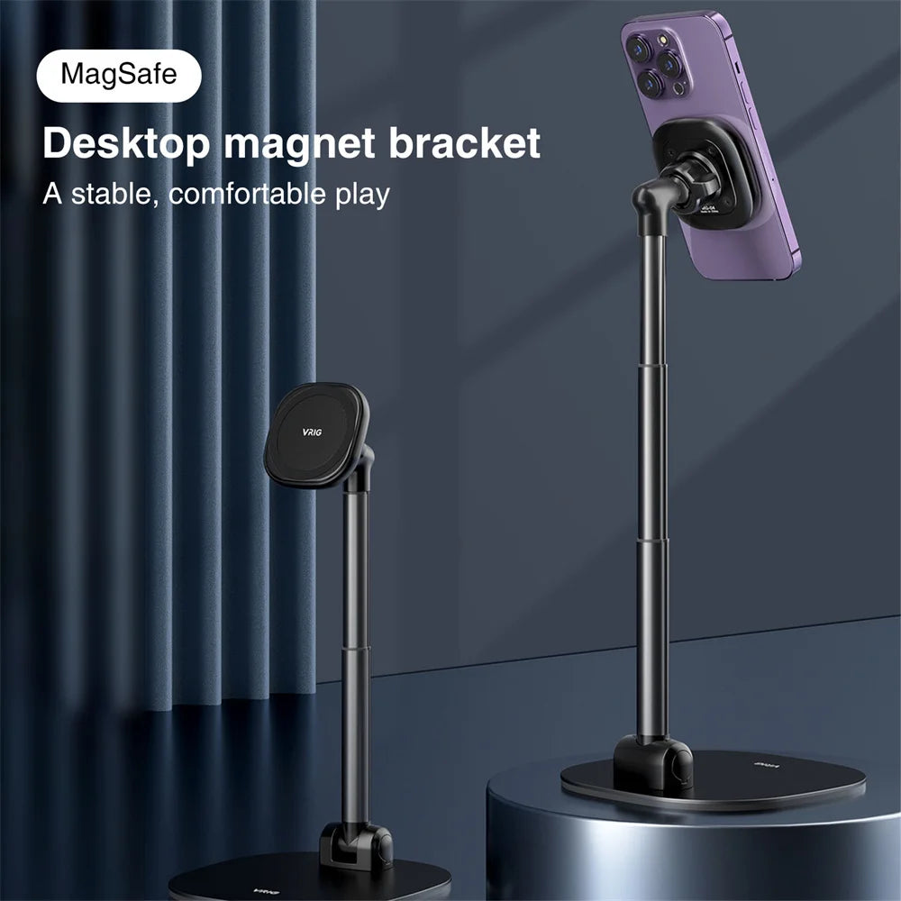 MAMEN Magnetic Phone Stand – MagSafe Desk Holder iPhone 12–15