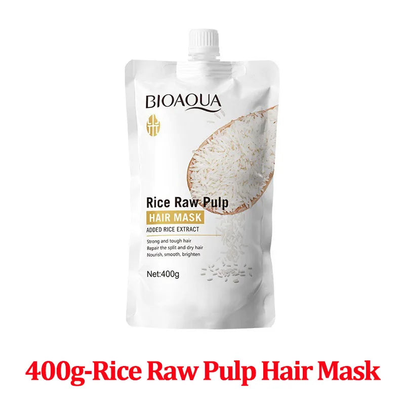 10/30/50/100/400g Magical Keratin Hair Mask 5 Seconds Repair Damaged Frizzy Hair Soft Smooth Shiny Rice Moisturizing Hair Care Oasis Select 400g