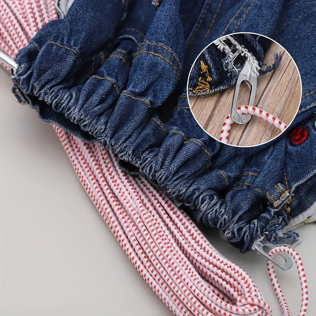 Elastics Sewing Accessories DIY tool Elastic Cord Rope Threader Clip Sewing Loop Kit Loop Turner Hook Flexible Drawstring Thread Oasis Select