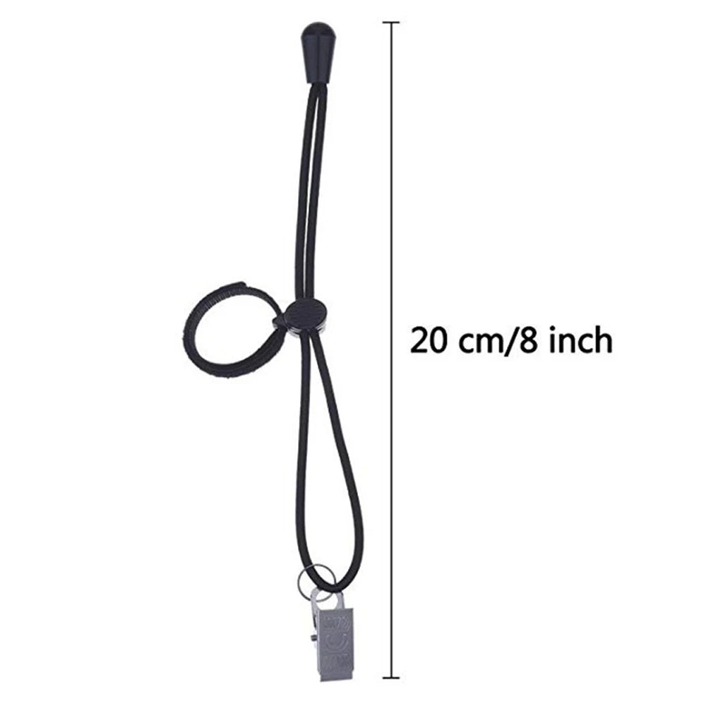 Backdrop Background Muslin String Clips Holder for Photo Video Photography Studio 12 Pack Black Adjustable Elastic Cord Oasis Select