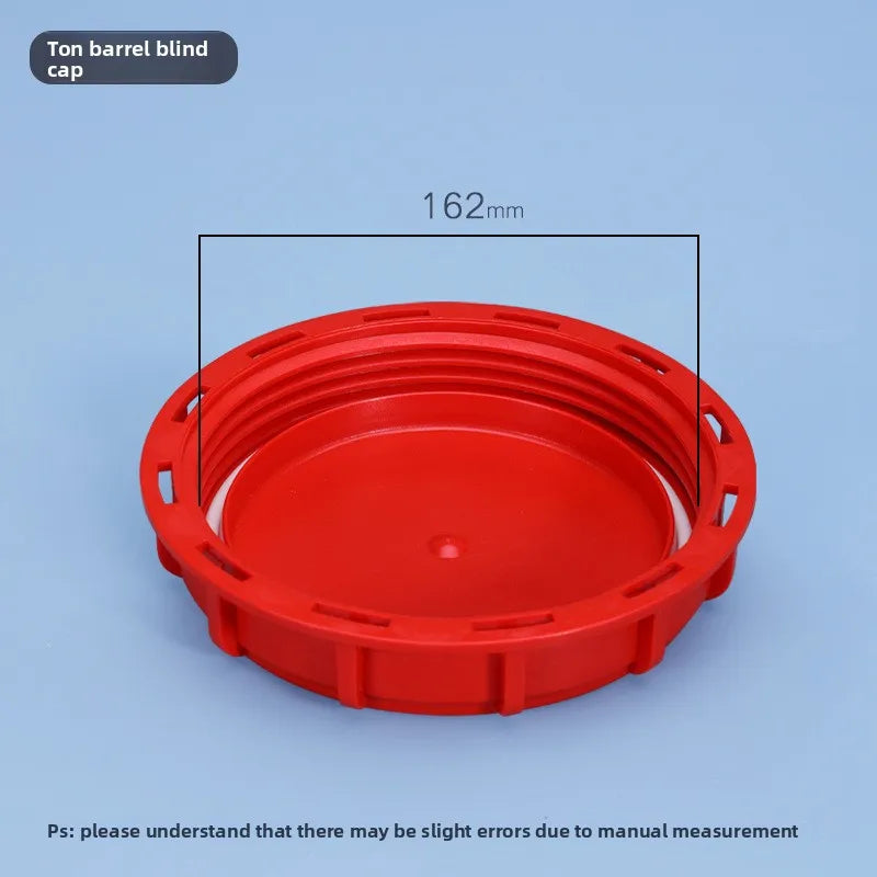 100mm Black Plastic Valve Lid IBC Tank Valve Replace Cap Valve Cover Gaskets Coarse Thread Durable Home Garden tool Oasis Select A