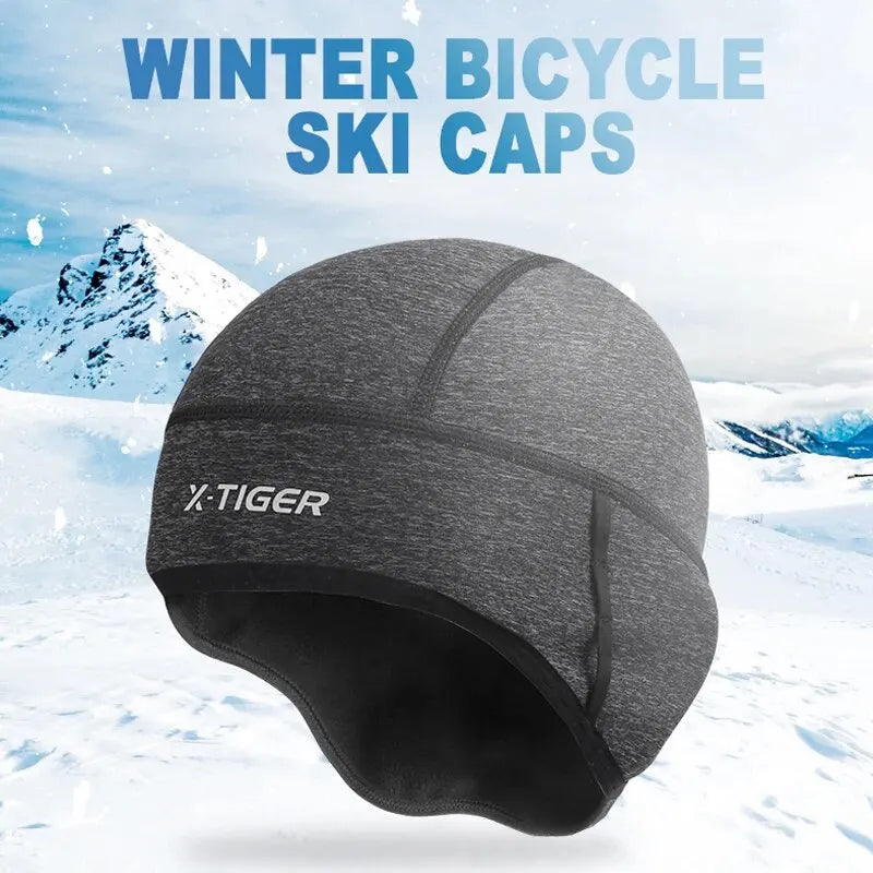X-TIGER Windproof Cycling Cap Winter Thermal Skiing Motorcycle Hat Men Women MTB Cycling Headwear Running Skiing Accessories Oasis Select