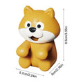 Mini Clip-On Fan Cartoon Puppy Electric Fan Hanging Cooling Tool Portable Handheld Fan Noodles Water Cooling artifact Fan Oasis Select Yellow