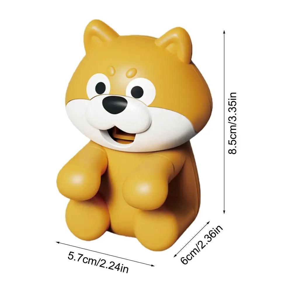 Mini Clip-On Fan Cartoon Puppy Electric Fan Hanging Cooling Tool Portable Handheld Fan Noodles Water Cooling artifact Fan Oasis Select Yellow