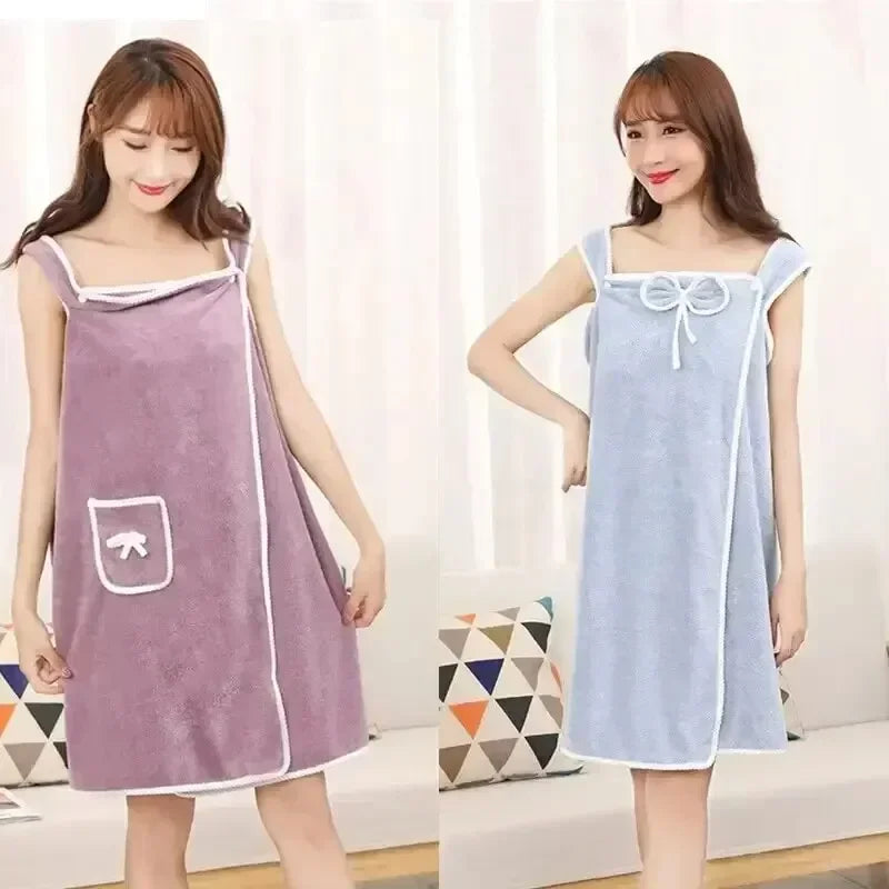 Womens Bath Towels Girls Wearable 140*85Cm Fast Drying Bathing Beach Spa Bathrobes Wash Clothing, Shower Bath And Gym Towel Oasis Select