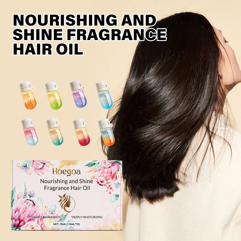 Fragrance Hair Essential Oil Capsule Nourishing Moisturizing Repair Curly Dry Hair Lasting Floral Scent Women Hair Care Product Oasis Select