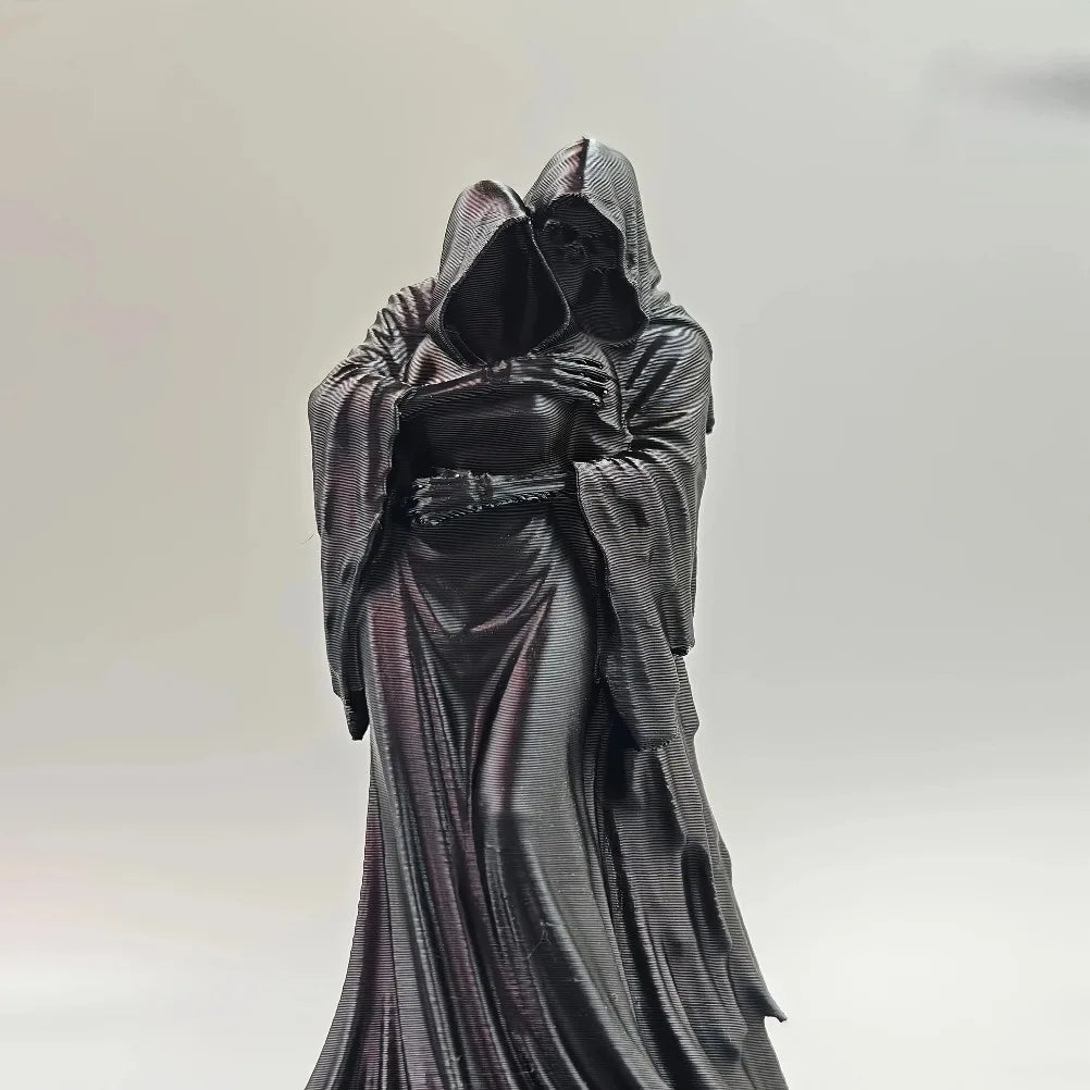 Gothic Grim Reaper & Skull Sculpture 3D Printed Dark Style Figurine Creative Ornament Desktop Bookshelf Halloween & Home Decor Oasis Select