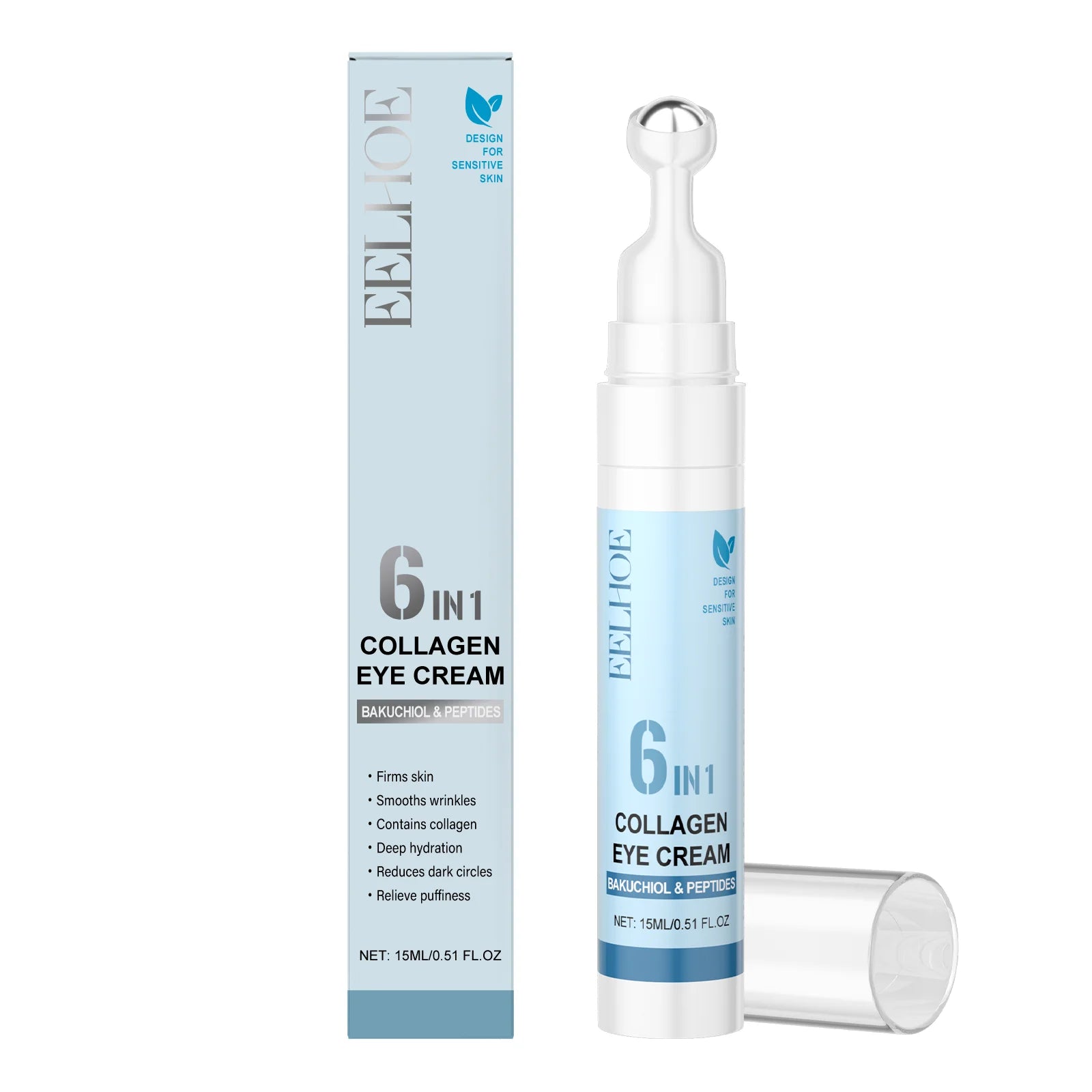 Eelhoe Collagen Eye Cream – Hydrating & Anti-Aging 15ml Collagen Eye Cream Oasis Select 1PC