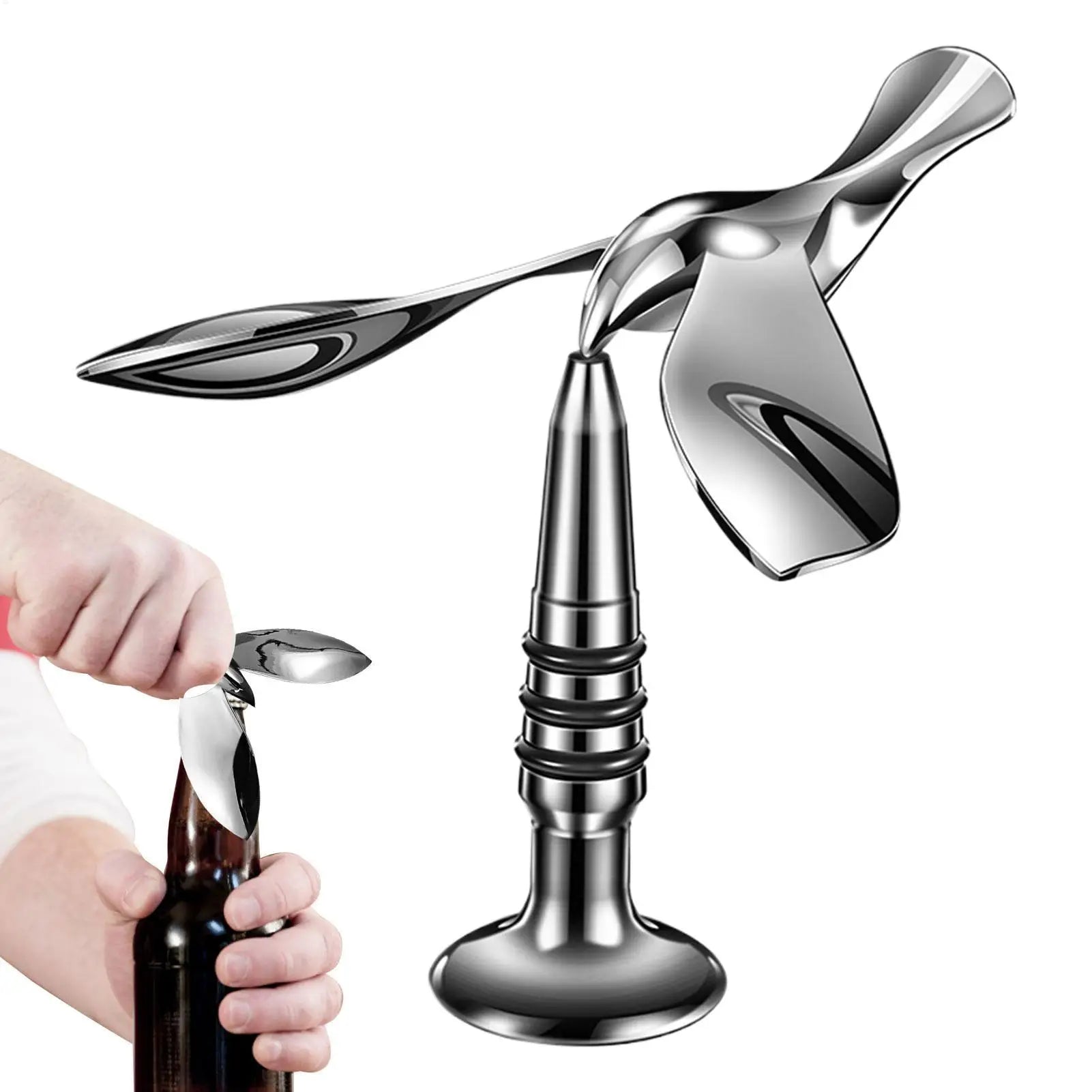 Beer Bottle Openers Manual Bottle Lids Opener Kitchen Tool Balanced Bird Bottle Opener for Bar Kitchen Home Parties Oasis Select