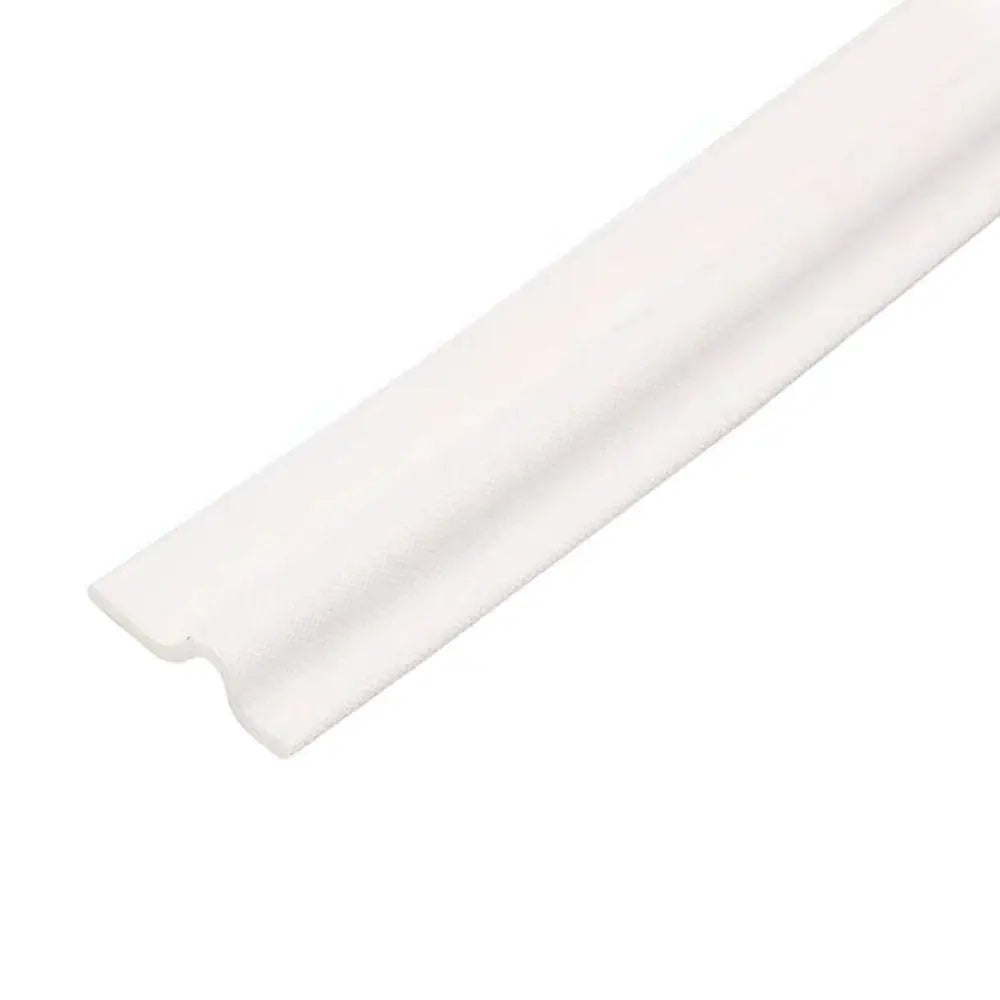 New Soundproof Foam Flat Window Sealing Strip S-shaped Flexible Weatherstrip Windproof 2 Meters Window Weather Stripping Window Oasis Select white-Sliding