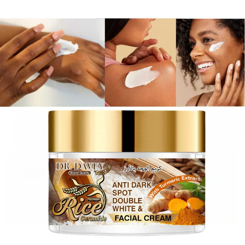 DR.DAVEY Rice Cream Facial Moisturizer – Unisex All Seasons