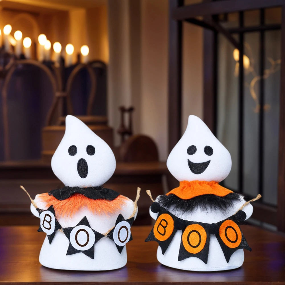 Halloween Mini Ghost Plush Doll | Spooky Table & Porch Decor