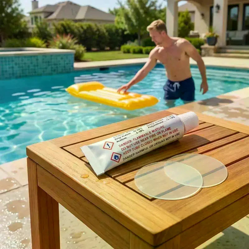 PVC Inflatable Repair Kit – 10 Sets, Patches & Glue | Air Mattress