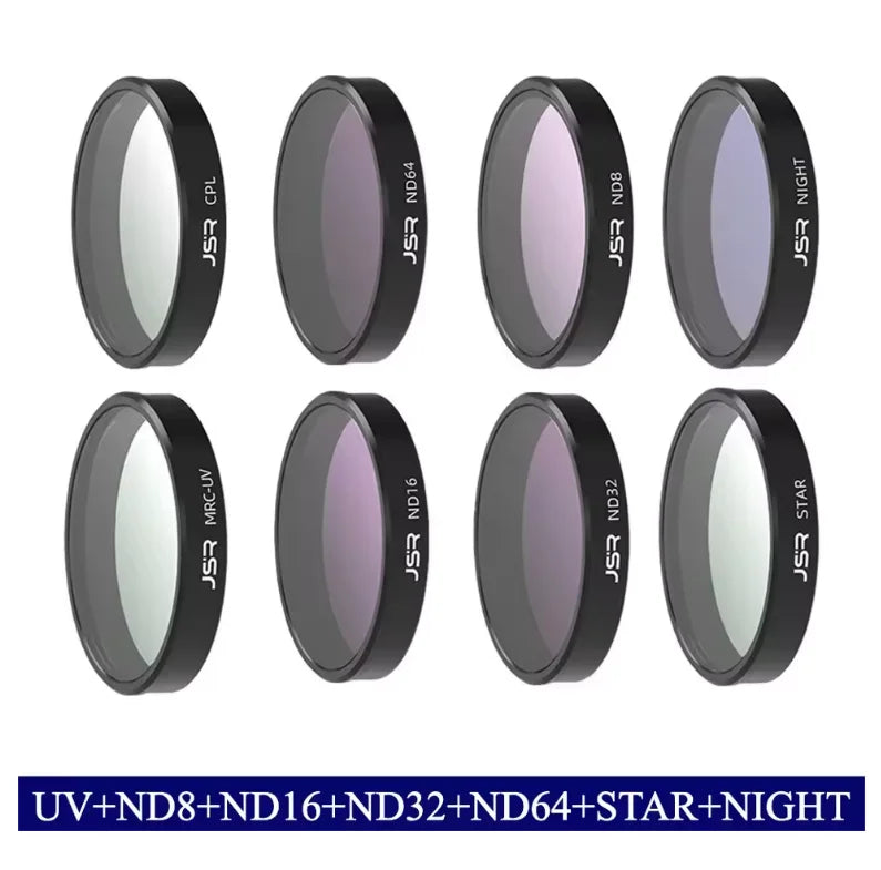 JSR Optical Glass Filters for DJI Osmo Nano – UV CPL ND Star