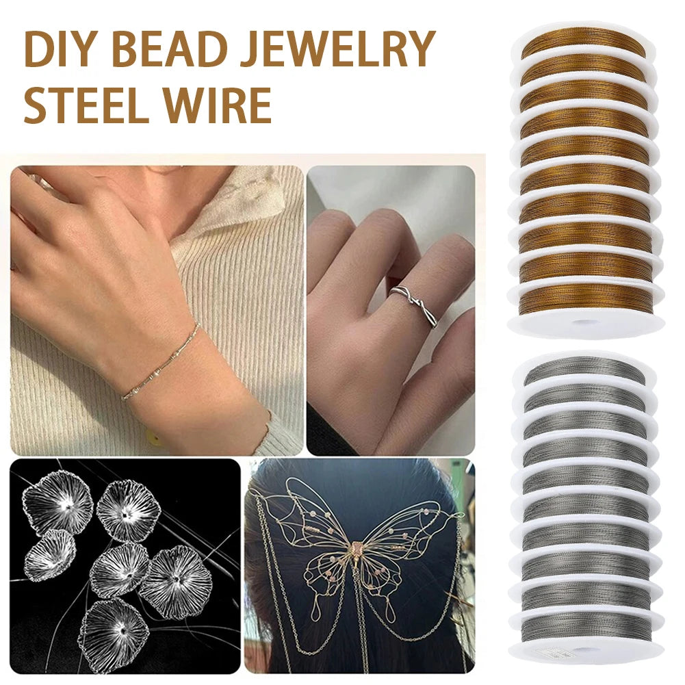 Stainless Steel Beading Wire 10-Roll Pack | Jewelry Making