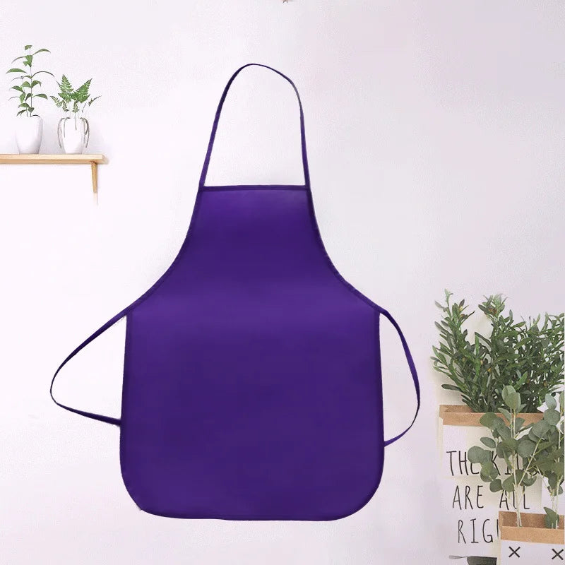 Children Aprons Unisex Waterproof Non-Woven Fabric Painting Kids Apron Colorful for Activities Art Painting Class Craft Apron Oasis Select Purple