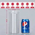 1PC Plastic Packing Bottle PET Clear Empty Seal Bottle Circular Bucket Storage Biscuit Jar Food Grade Sealed Cans Tank Container Oasis Select U-960ml