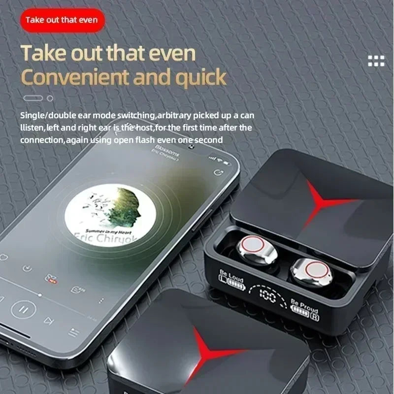 New Wireless Headphones TWS Bluetooth Earphones Touch Control Sport Earbuds Hifi Stereo Gaming Headset With Mic For Smartphone Oasis Select