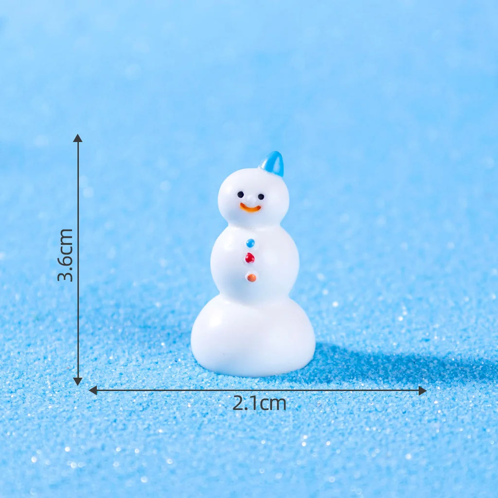 Mini Christmas Resin Ornament – Santa, Snowman & Holiday Décor