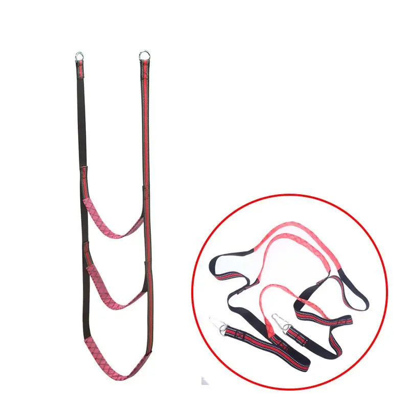 Launching Ladder Nylon Boat Rope Ladder Folding Auxiliary Marine Rope 3 Step Portable Rope Boarding Ladder For Inflatable Boat Oasis Select Red