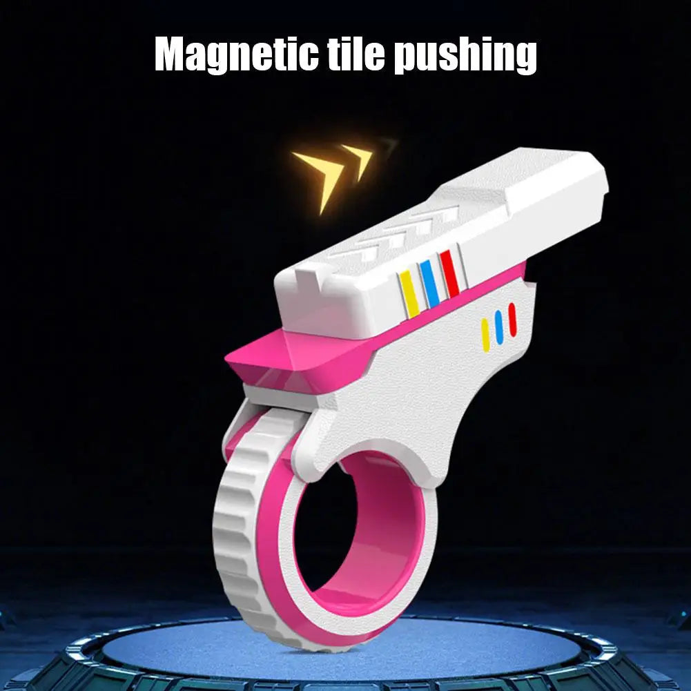Rotary Finger Sliders Fidget Toy Office Pressure Relief Slider Ratchet Finger Fidget 3D Printed Fidegt ToysFingertip Textured Oasis Select