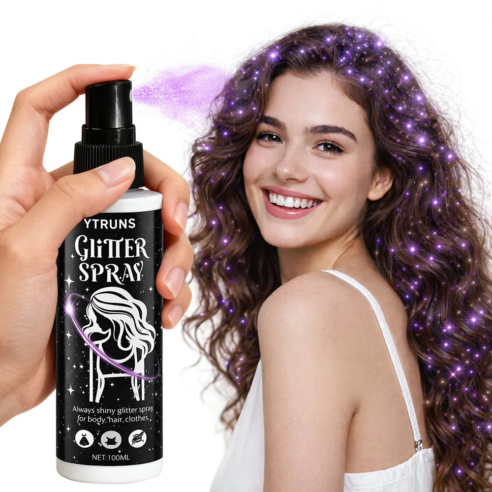 Body Glitter Spray – Shimmer Mist for Hair, Face & Body | 5 Colors