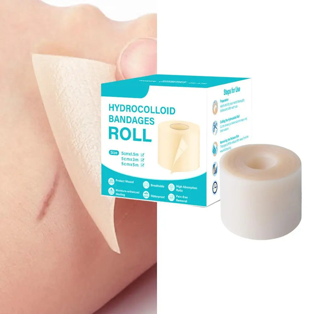 Hydrocolloid Bandage Roll – Waterproof Self-Adhesive Wound Dressing Hydrocolloid Wound Dressing Oasis Select