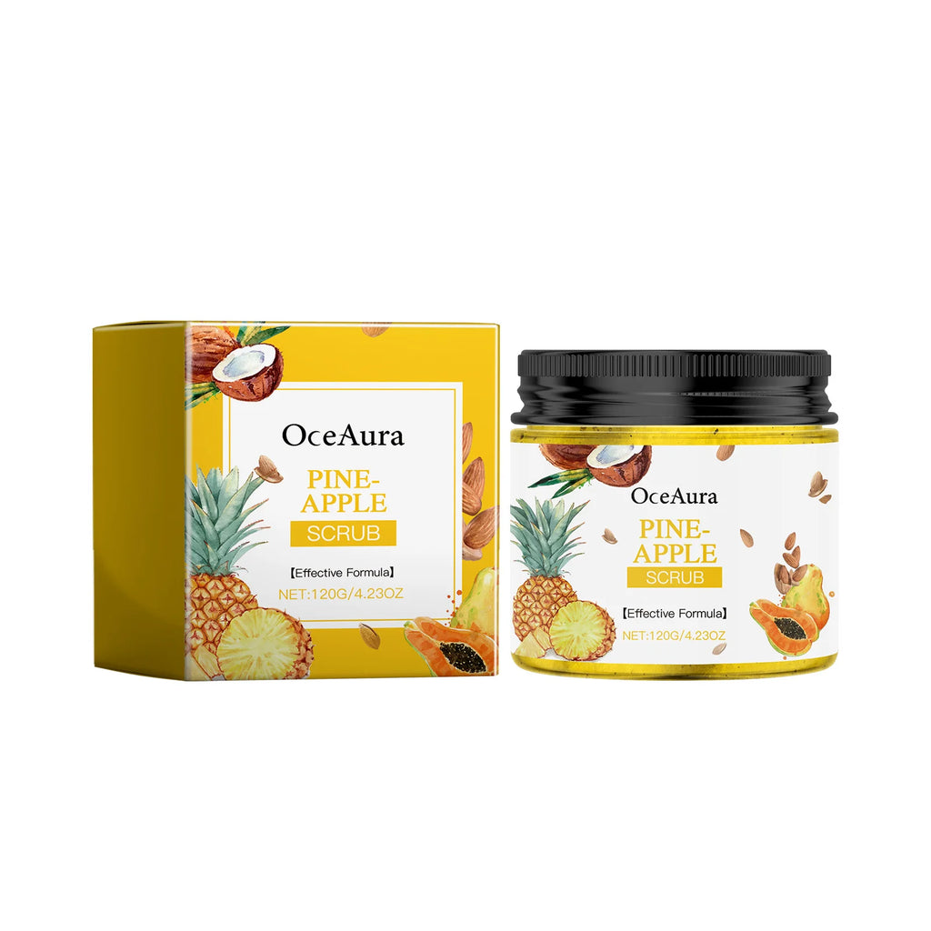 OceAura Body Scrub Cream – Exfoliate, Brighten & Smooth Skin Body Scrub Cream Oasis Select Pineapple