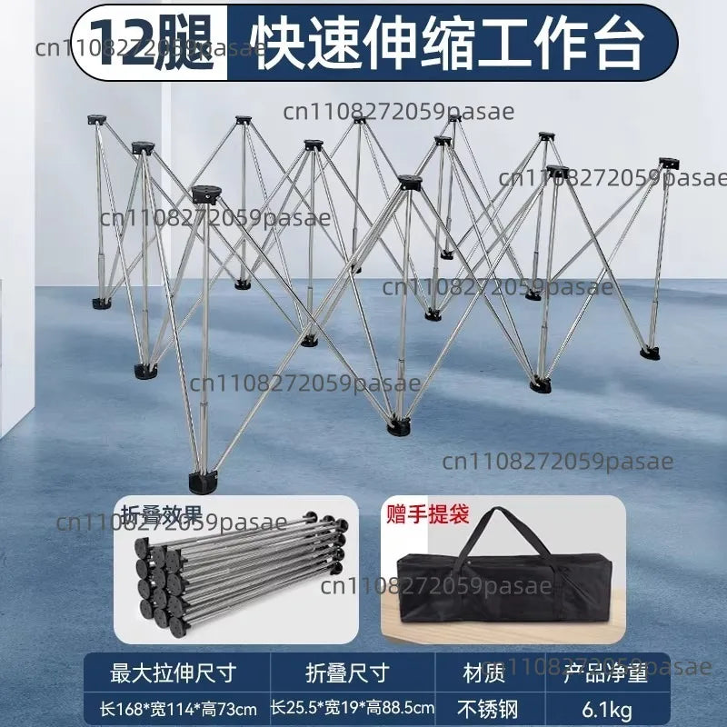 Aluminum Alloy Folding Workbench – Retractable Spider Bracket