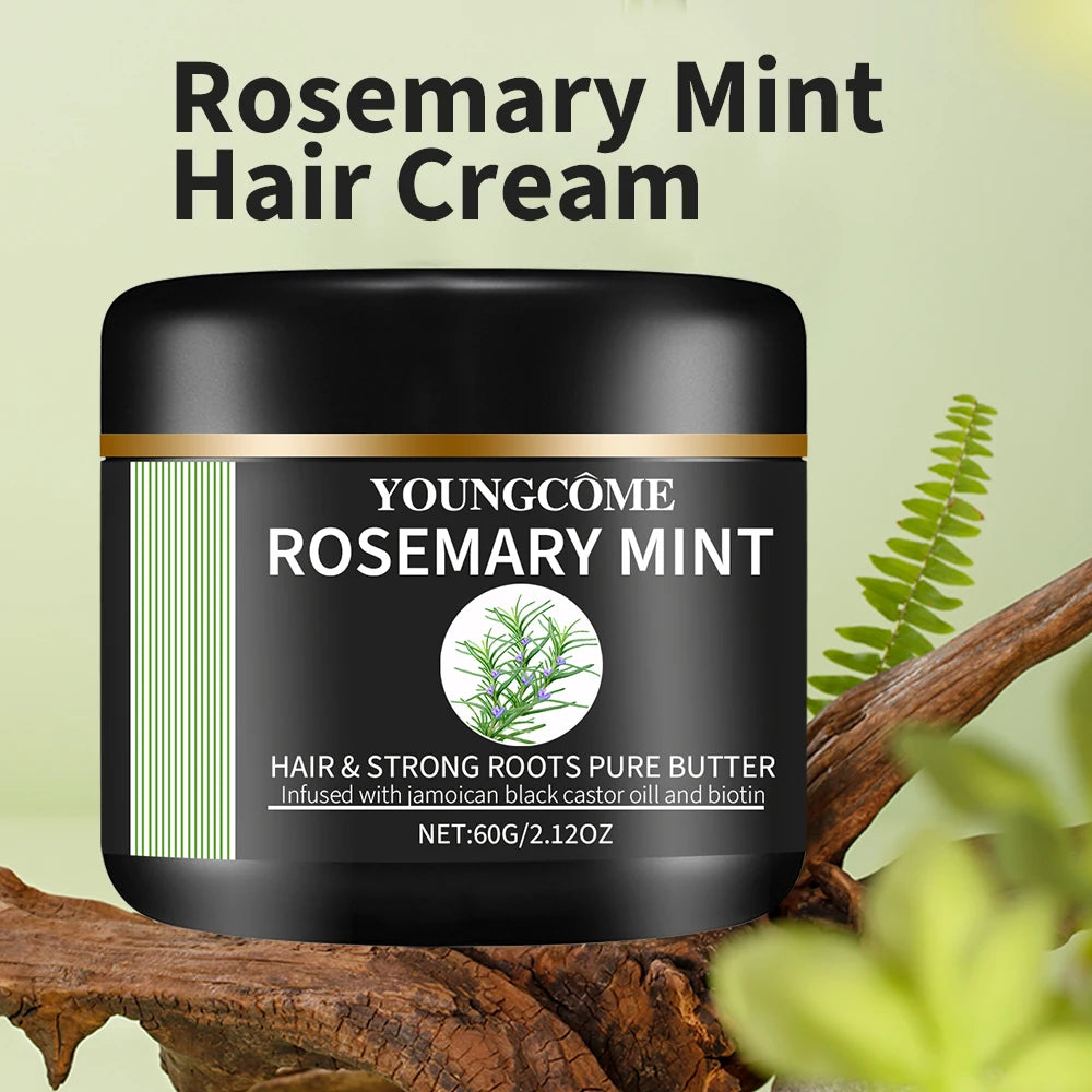 Rosemary Hair Conditioner Anti Hair Loss Improve Dryness Nourish Hair Roots Repair Dry Damaged Smooth Hair Essence Cream Oasis Select